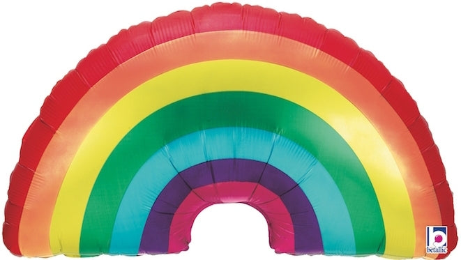 Rainbow foil balloon super shape 36 inch