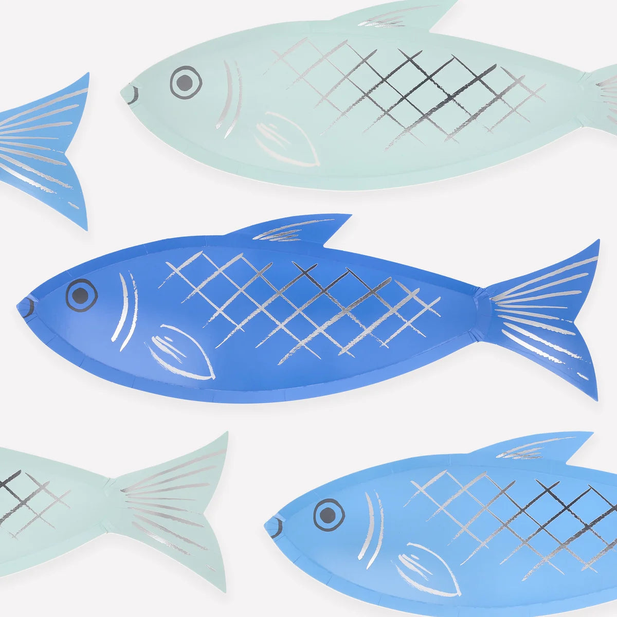 Fish Paper Plates (x 8)