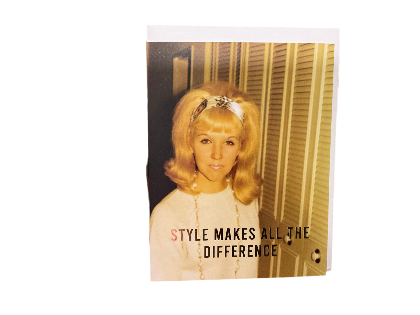 Style makes all the difference card