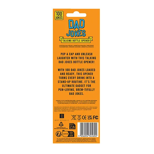 Dad Jokes Talking Bottle Opener