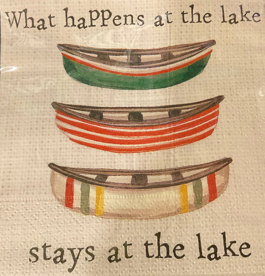 CANOE COCKTAIL NAPKIN