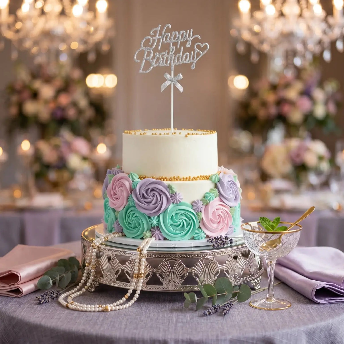 Happy Birthday Cake Topper