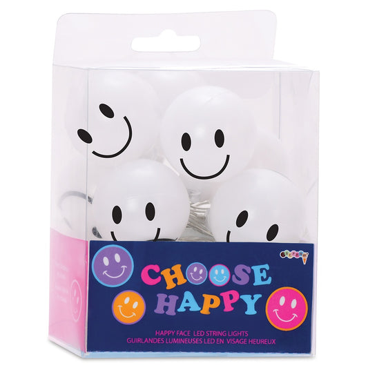 Happy face string lights