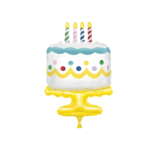 Giant Birthday Cake SuperShape Balloon