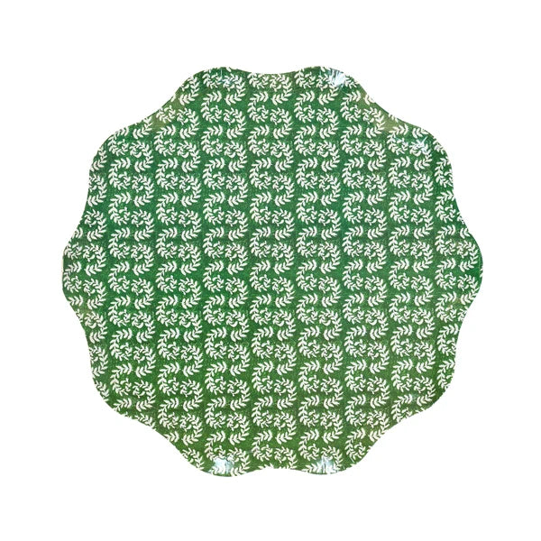 Meri Meri x Molly Mahon Red & Green Small Paper Plates (x 8)