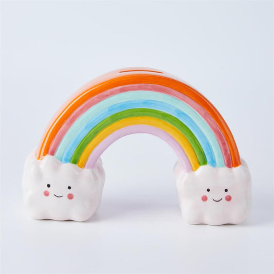 Rainbow and Clouds Money Bank