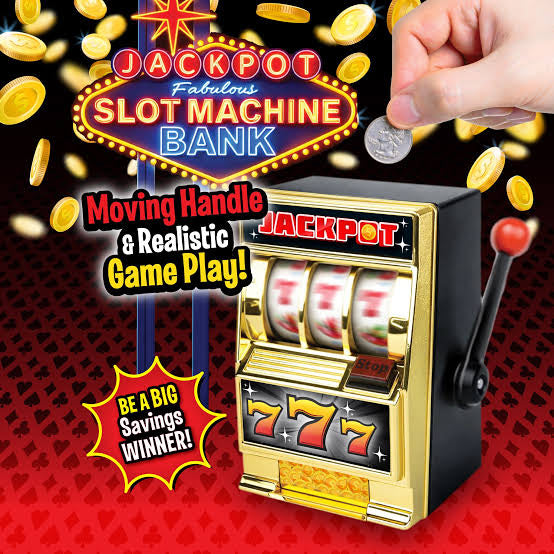 5" Slot Machine Novelty Savings Bank