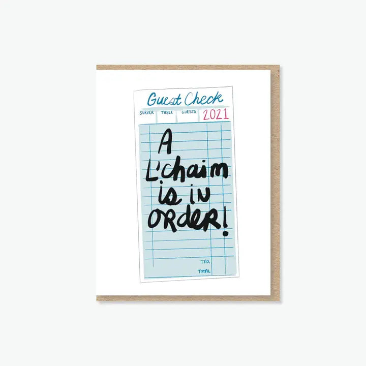 L'chaim Is in Order! Card
