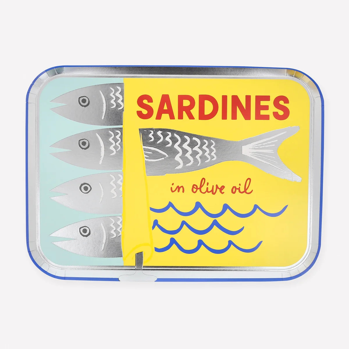Tinned sardines plates x Meri Meri (8 plates)