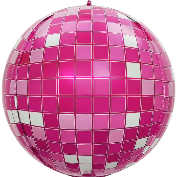 Pink Mylar Disco Ball