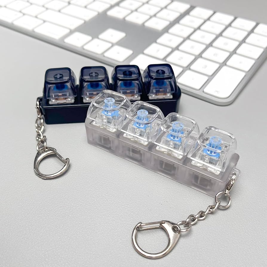 Keyboard clickey black transparent