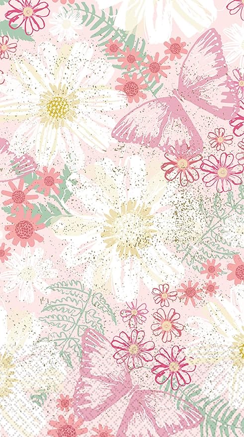 Spring Butterflies Guest Towels