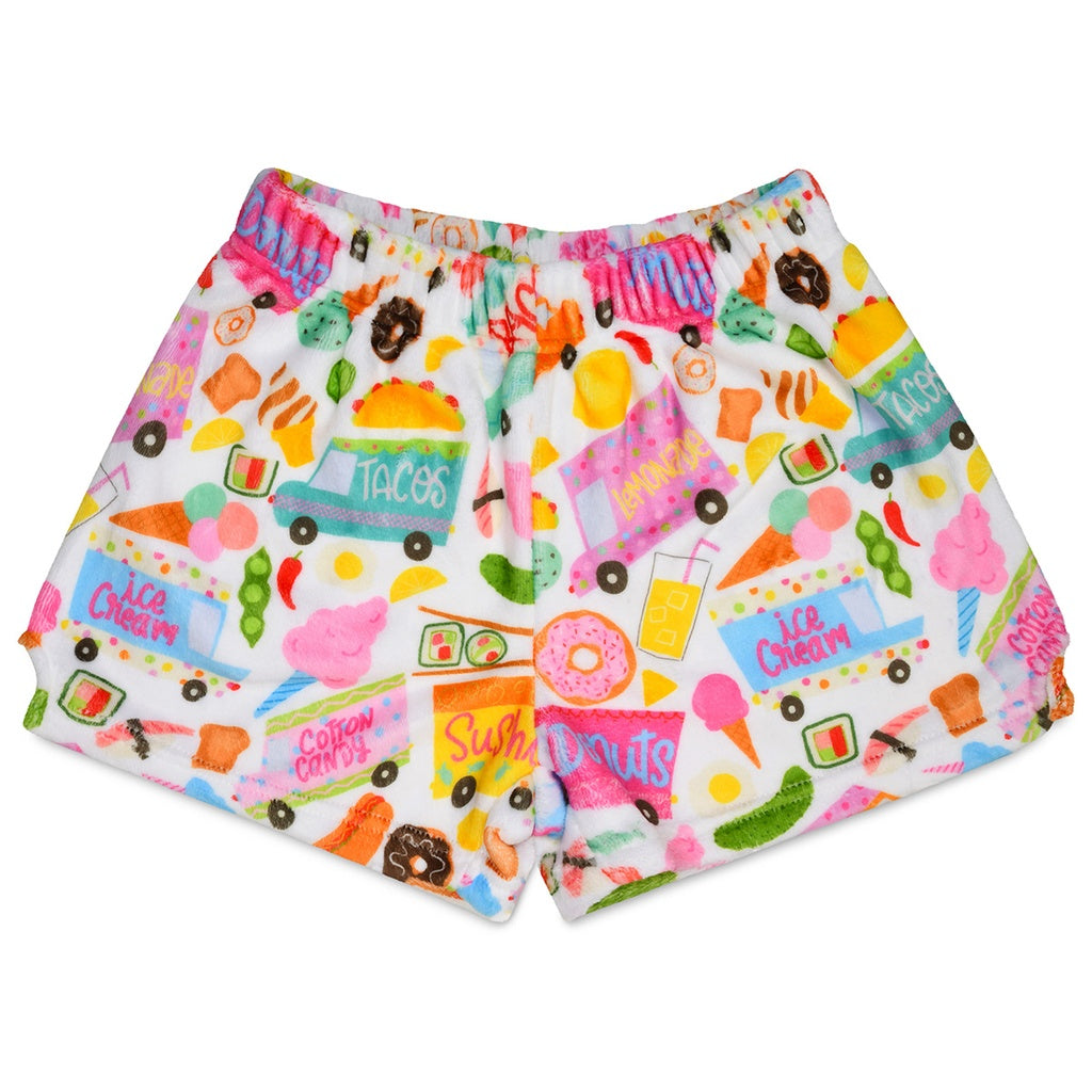 iscream food truck plush shorts