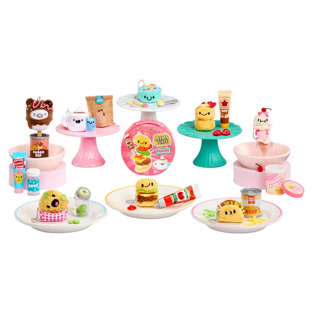 MGA’s Miniverse Make It Mini Plush Mystery Blind Pack, DIY Food-Themed Plush Collectible Craft Kit, Ages 8+