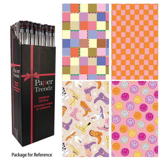 Gift Wrap 4 Assorted Styles