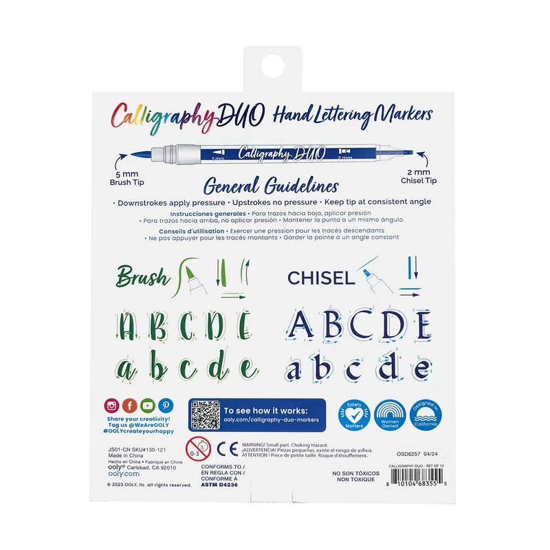 Calligraphy Duo Double-Ended Markers