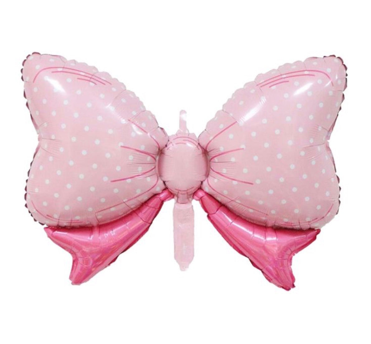 27" Baby Pink Bow Balloon