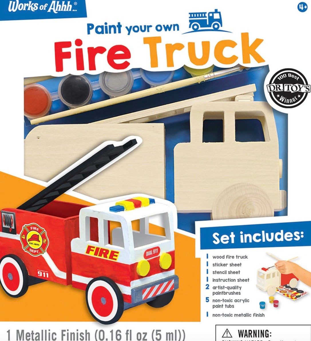 Paint your own Fire Truck