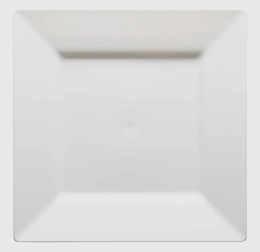 Plastic white side plates