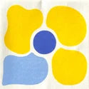 Fleur pop Jaune napkin