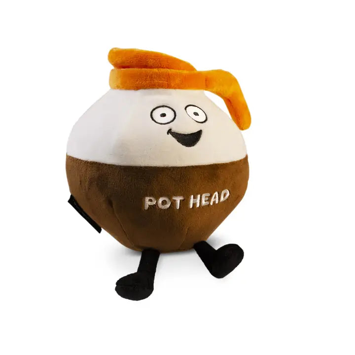 Plush Coffee Pot Pot Head