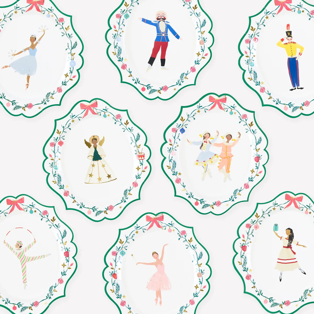 Meri Meri: The Nutcracker Assorted Plates