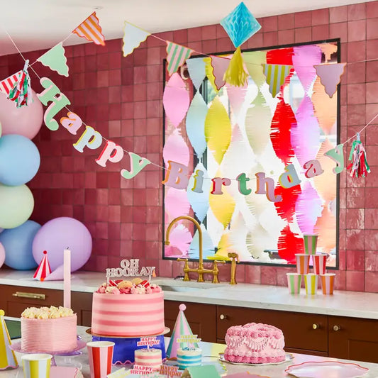 Banquet 'Happy Birthday' Card Banner