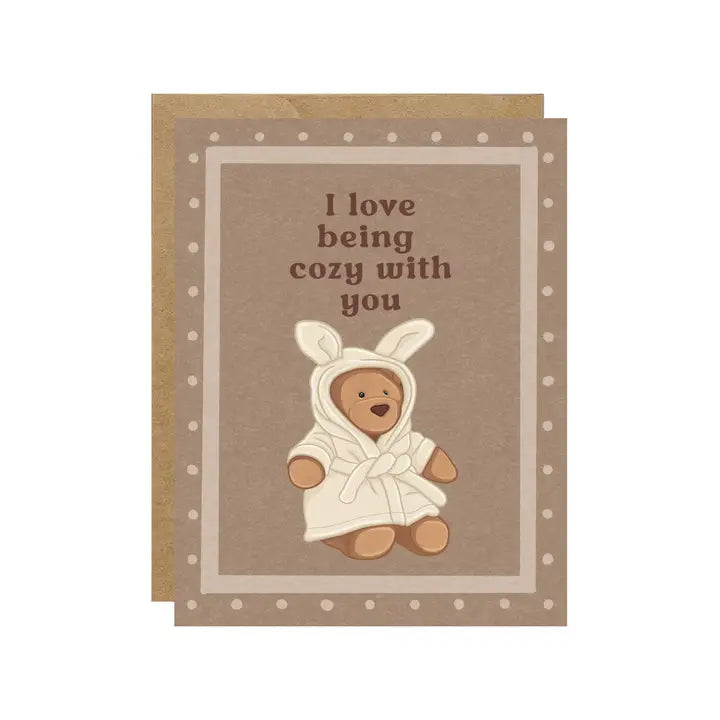 Cozy with You Bear Jelly Card