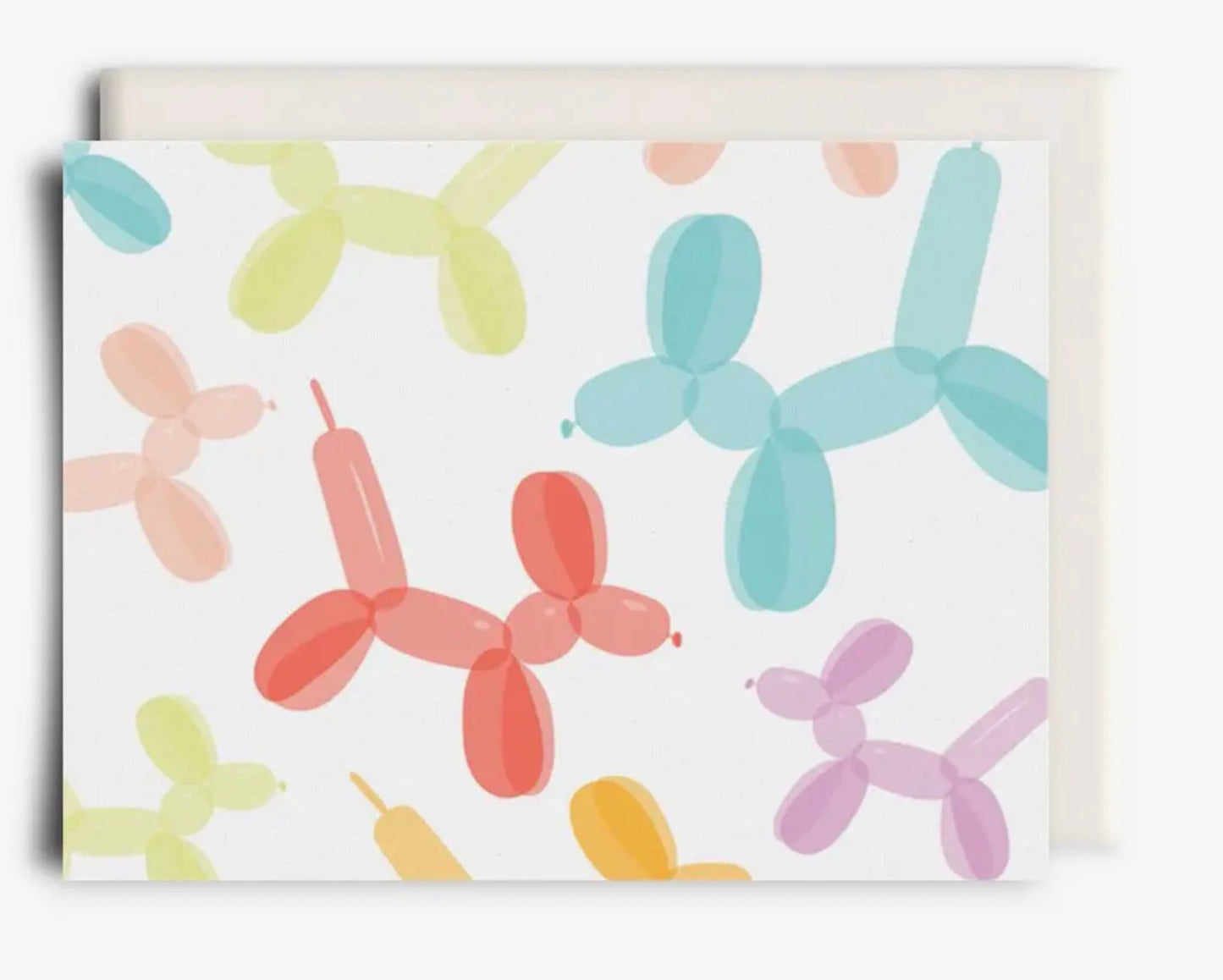Balloon animal card