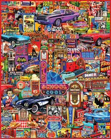OLD SCHOOL COOL (2080PZ) - 1000 PIECE JIGSAW PUZZLE