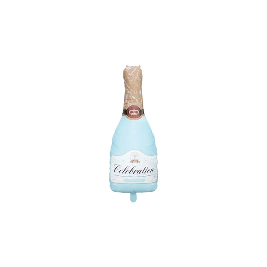 Blue Champagne Bottle