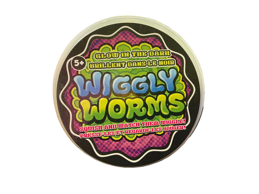 Wiggly worms glow in the dark