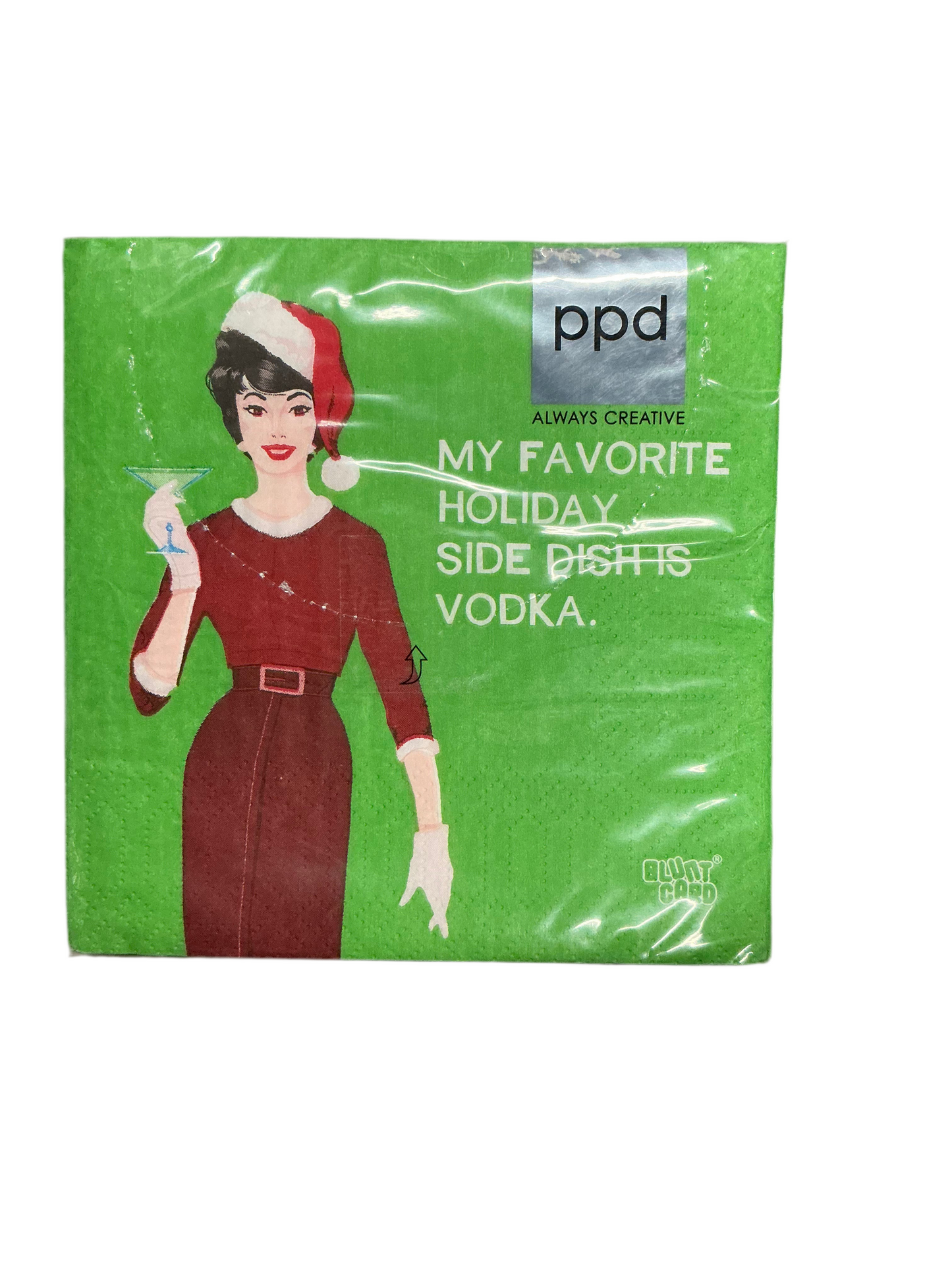 My Favourite Holiday Side Dish is Vodka Cocktail Napkins