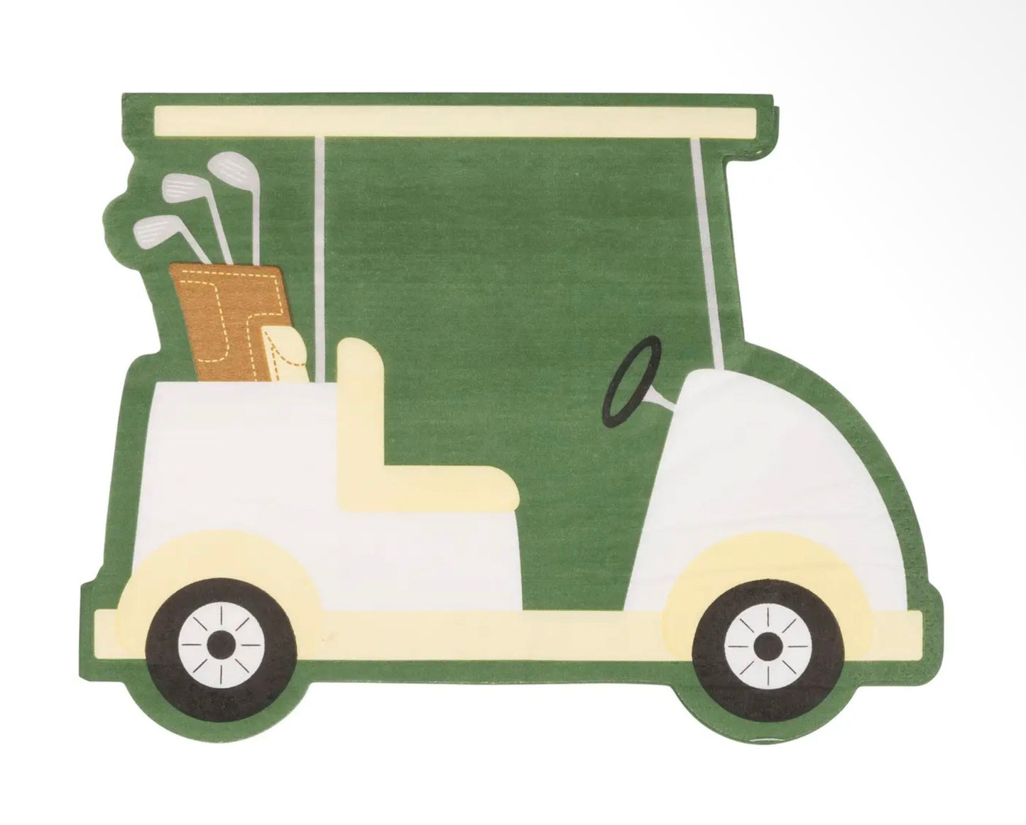 Golf Cart Shaped Napkins