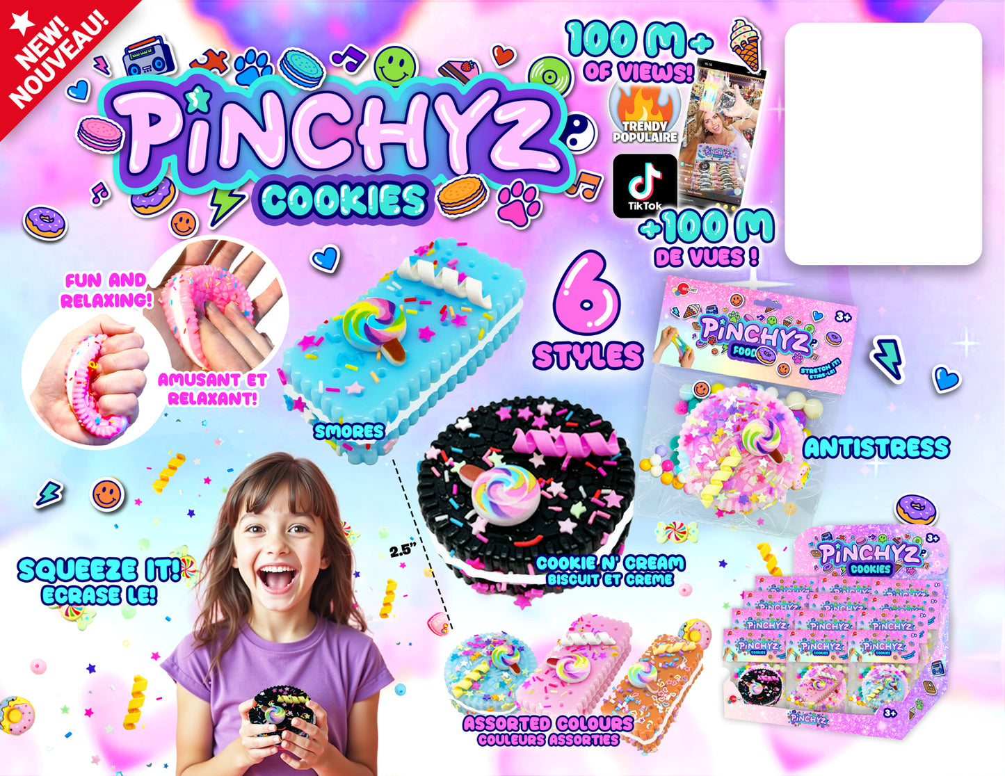 Pinchyz Cookies Squishy