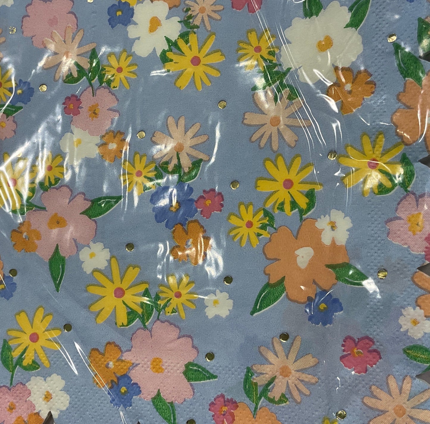 Spring garden napkin