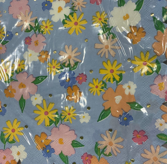 Spring garden napkin