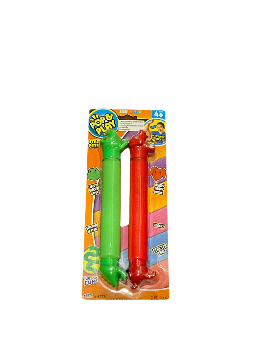 Pop and play tubes pets