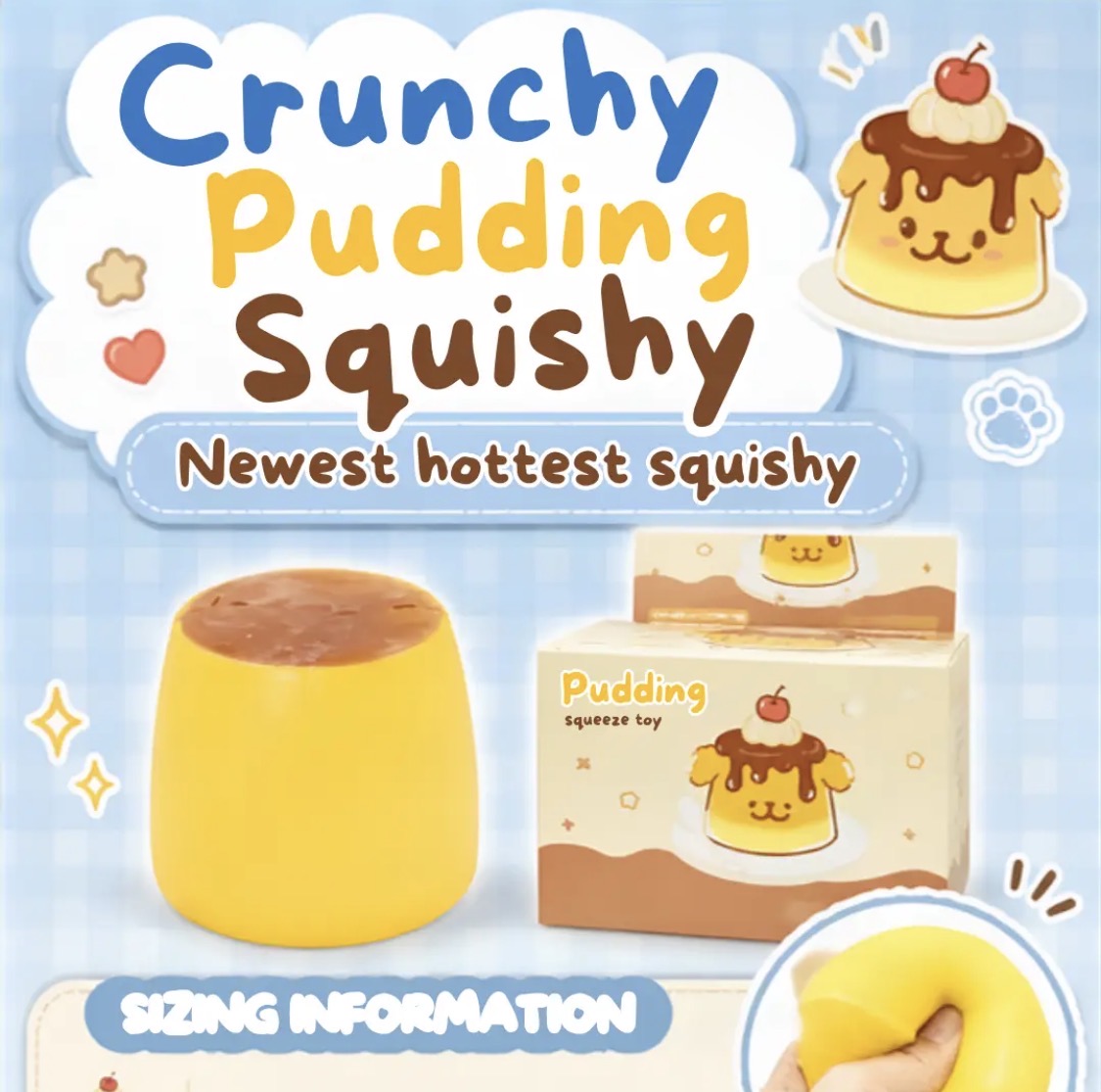 Crunchy Pudding Squishy