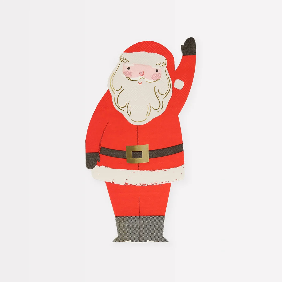 MERI MERI jolly Christmas Santa napkins x16