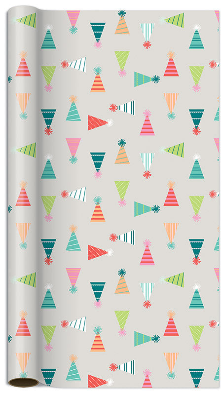 Party Hats Wrapping Paper