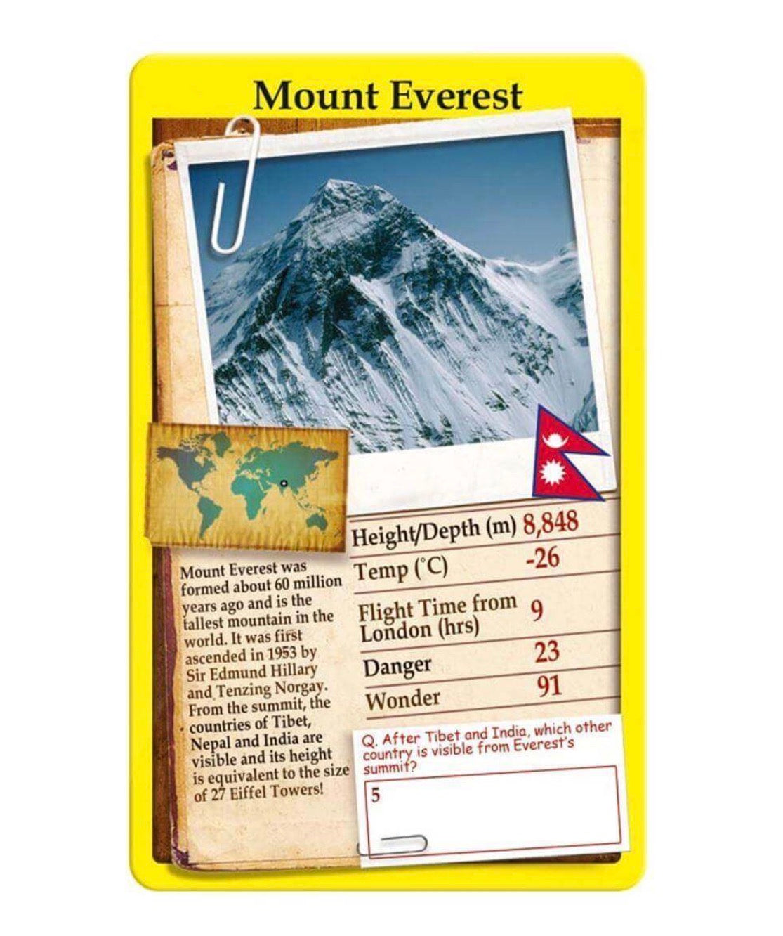 Top Trumps the wonders of the World
