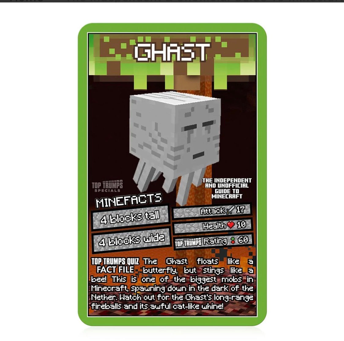 Top Trumps the independent and unofficial guide to Minecraft