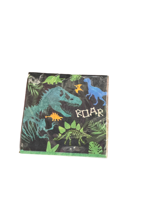 Roar dinosaur napkin