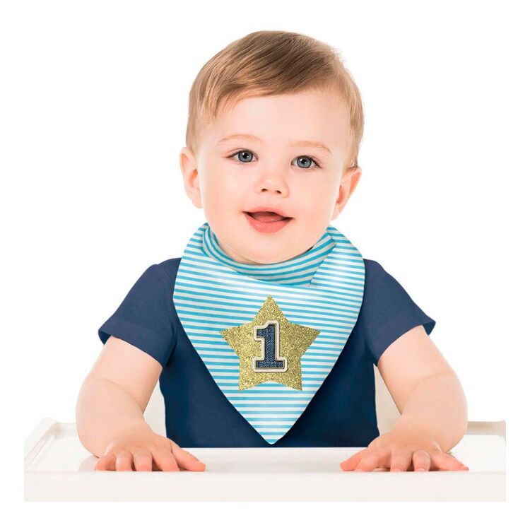 First Birthday Bib Baby Boy