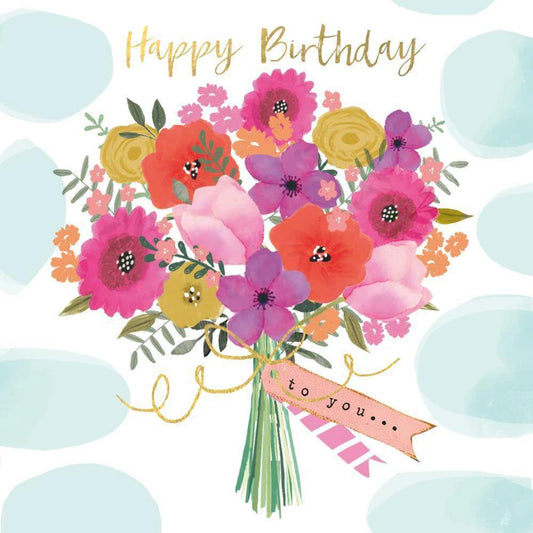 Happy Flowers Lunch Napkin