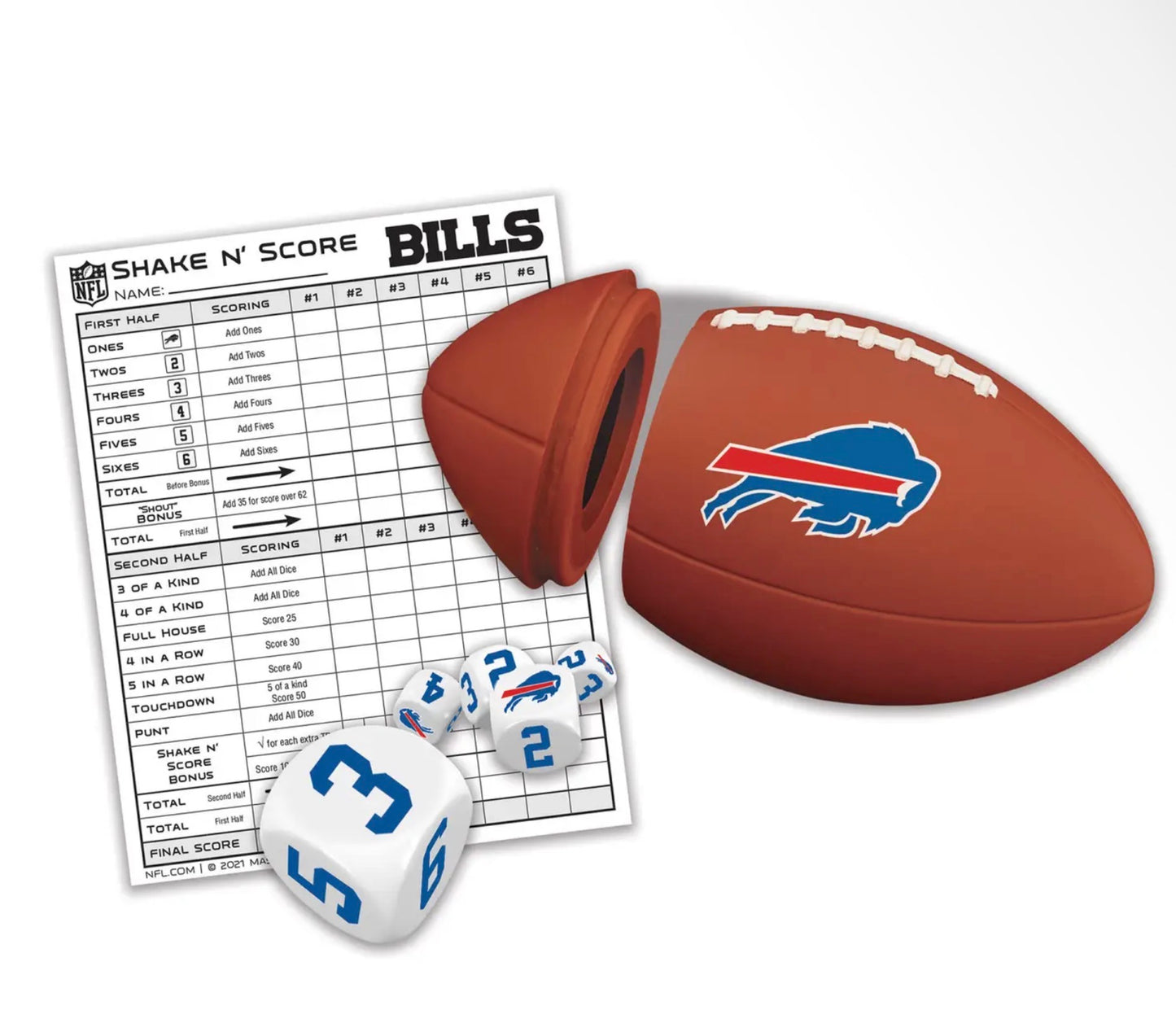 Buffalo Bills Shake and Score Travel Game