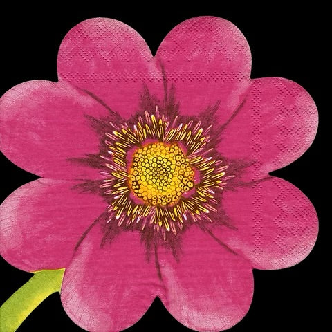 CUT UP PINK FLOWE NAPKIN