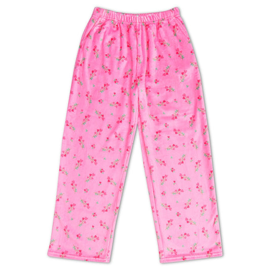Rose Plush Pants