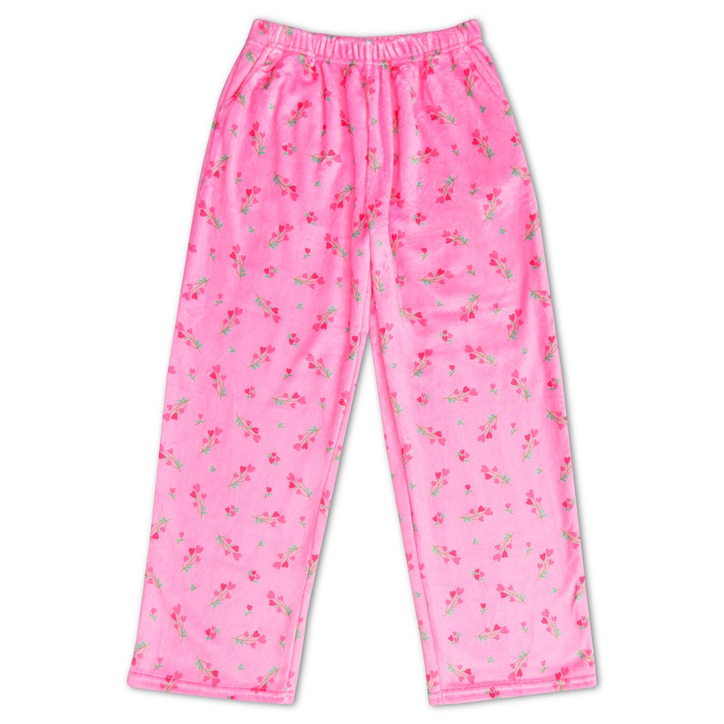 Rose Plush Pants